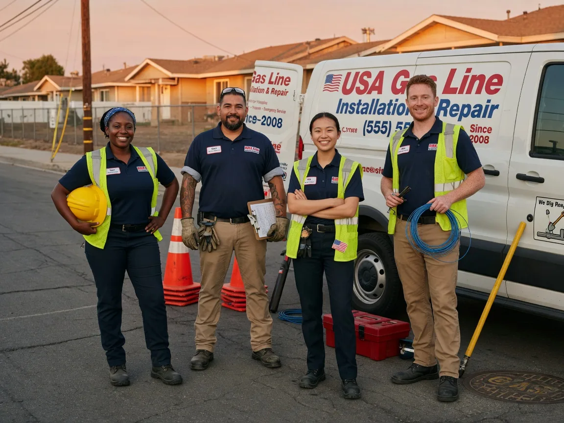 Gas Line Installation company in Bricelyn, MN